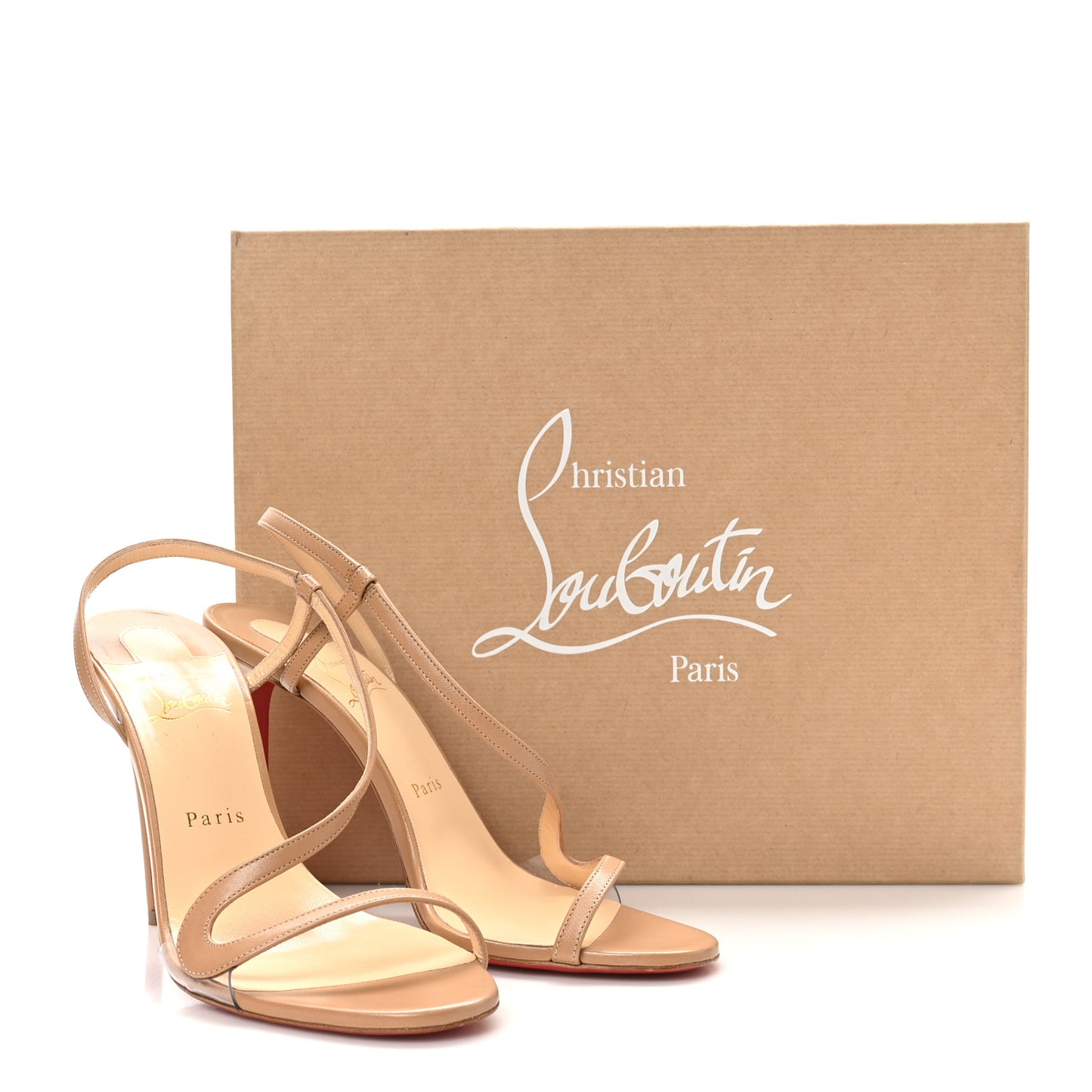 Nappa Rosalie 100 Sandals 38.5 Nude