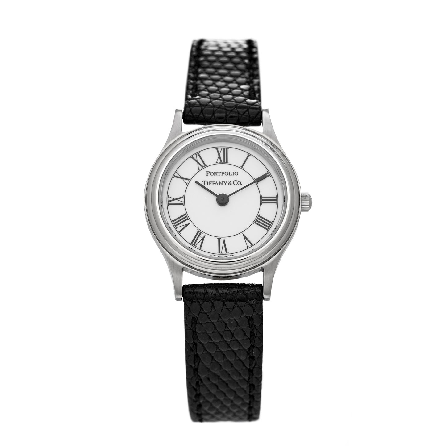 Stainless Steel Lizard 24mm Portfolio Quartz Watch