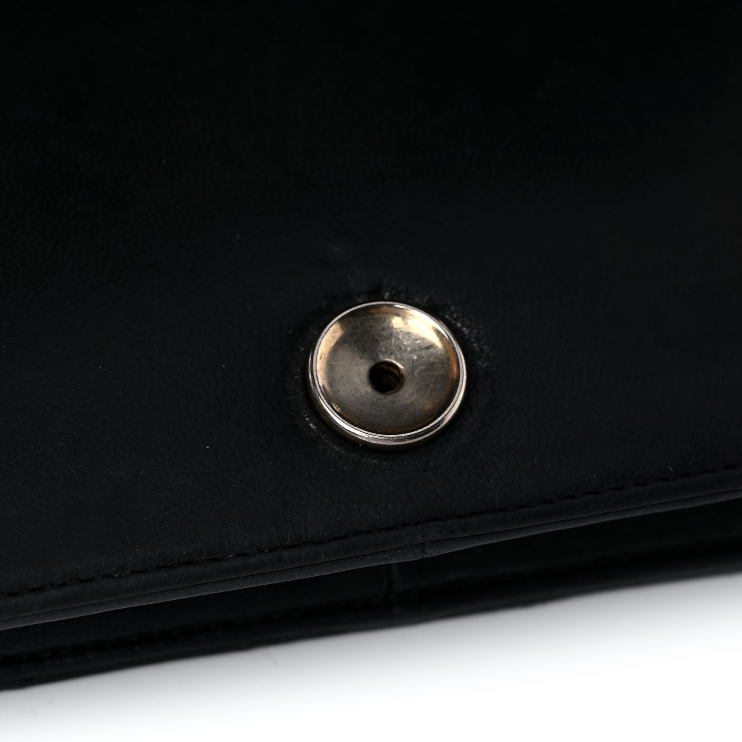 Chanel Lambskin Quilted Wallet On Chain WOC Black 26 of 28