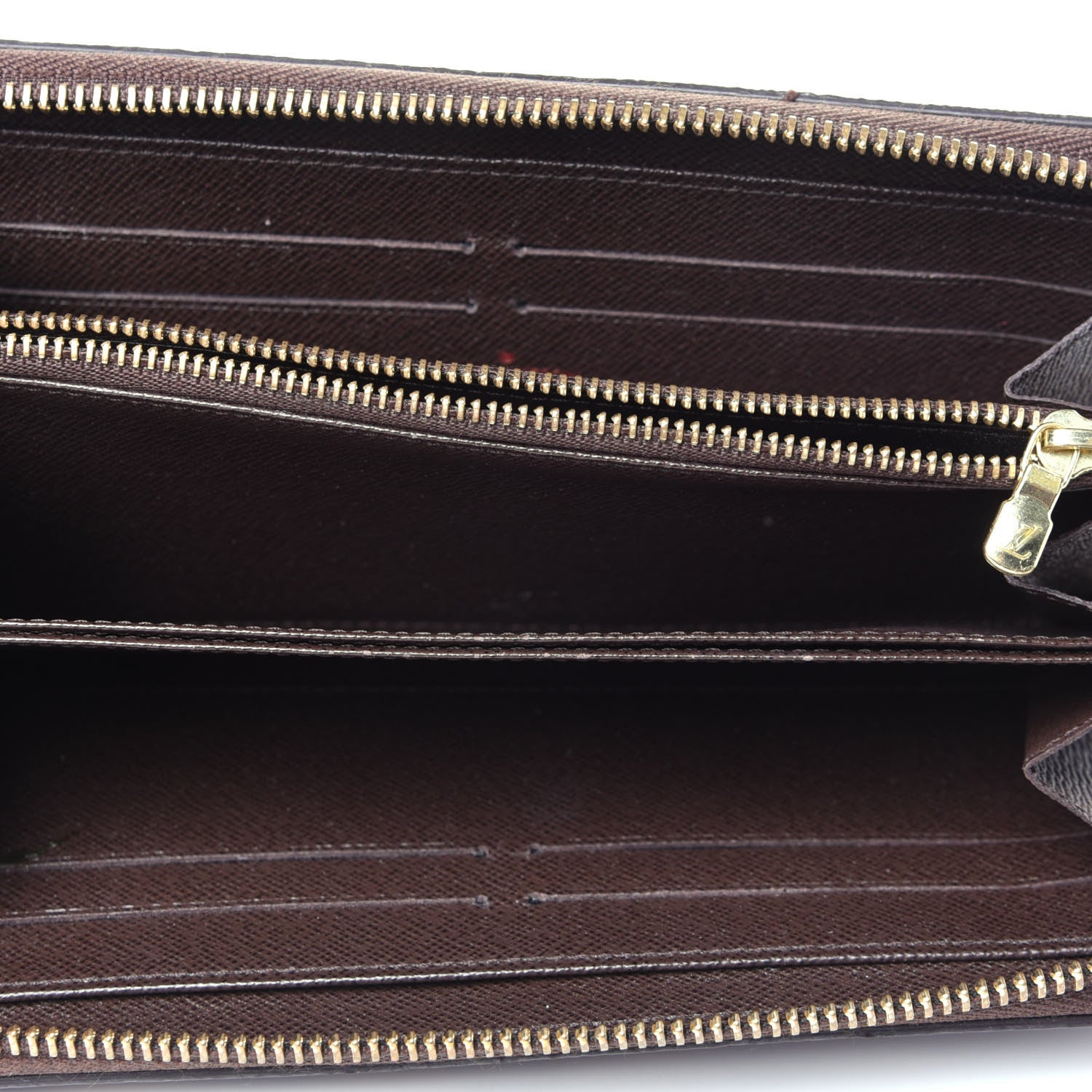 Louis Vuitton Damier Ebene Zippy Wallet 5 of 9