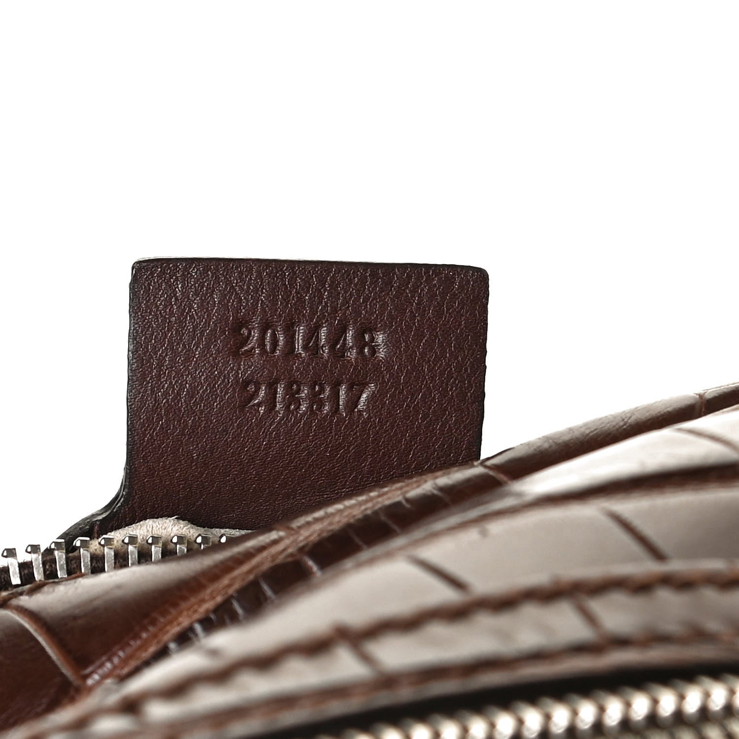 Gucci Crocodile Medium Messenger Bag Brown 6 of 16