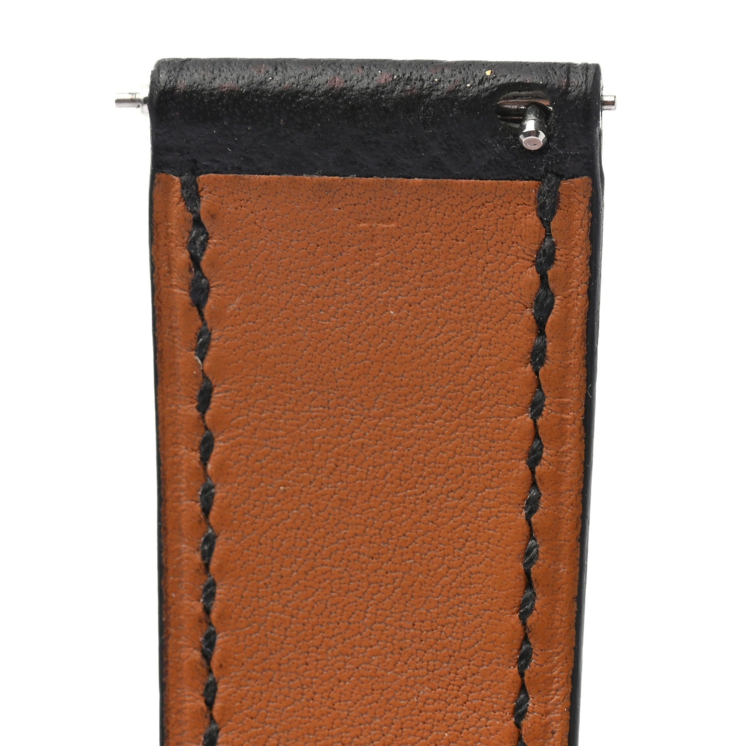 Hermes Epsom Heure H Hour Watch MM Strap Black 5 of 7