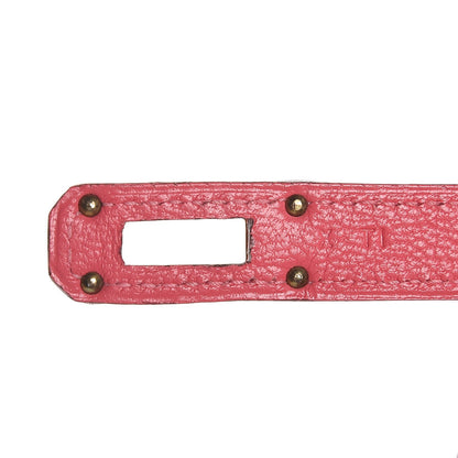 Hermes Chevre Mysore Kelly Longue Wallet Rose Lipstick 9 of 10