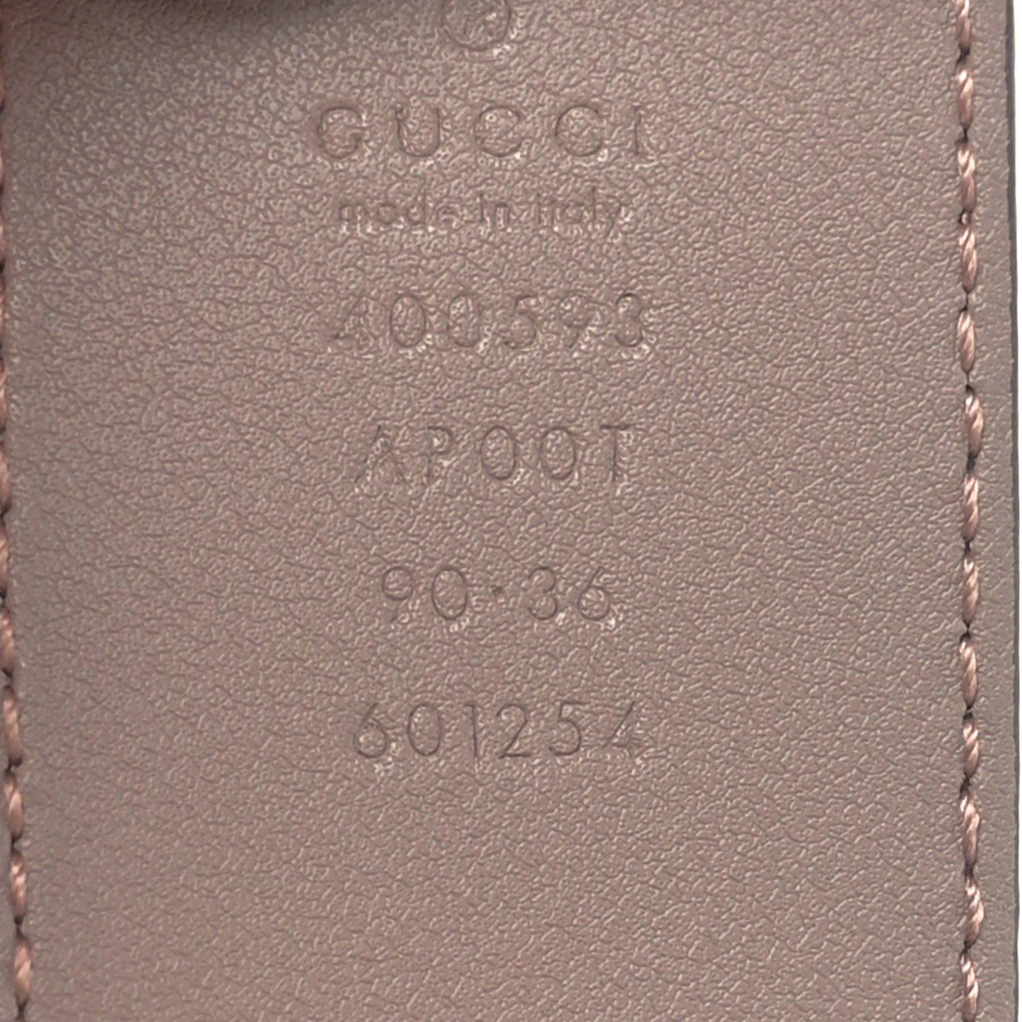 Calfskin Double G 40mm Belt 90 36 Porcelain Rose