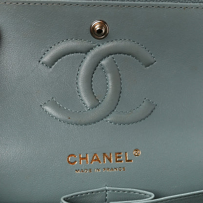 Chanel Caviar Quilted Small Double Flap Grey 6 of 12