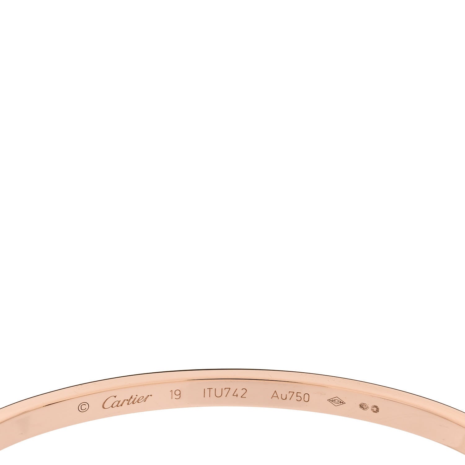 Cartier 18K Pink Gold Small LOVE Bracelet 19 4 of 4