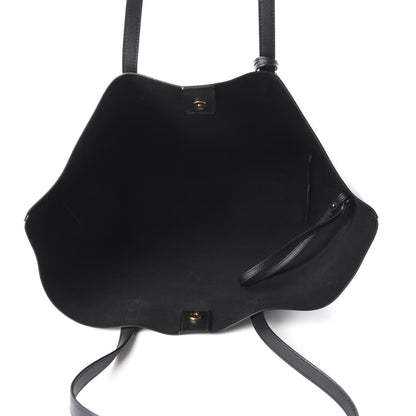 Saint Laurent Calfskin Large Shopping Tote Black 5 of 11