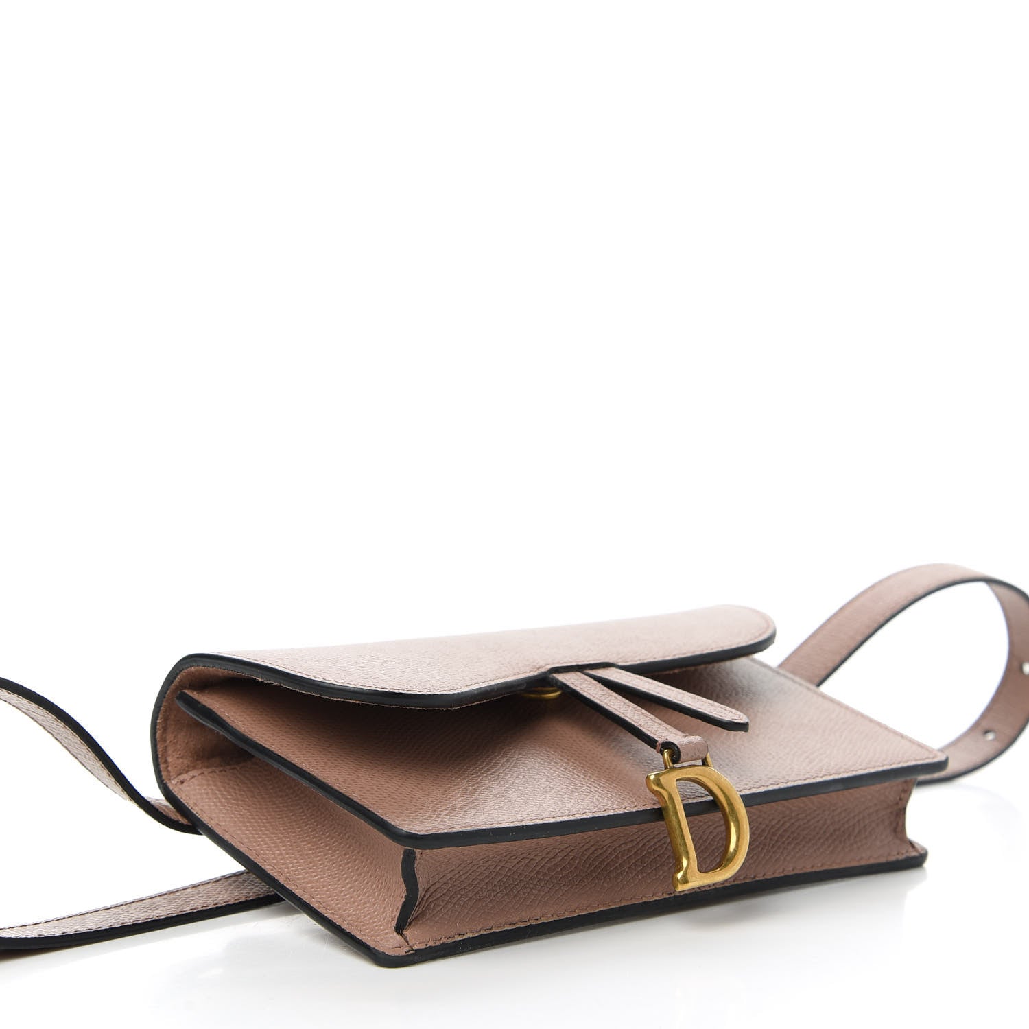 Christian Dior Grained Calfskin Saddle Clutch Fard 4 of 10