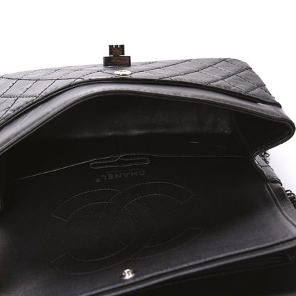 Chanel Aged Calfskin Quilted 2.55 Reissue 225 Flap So Black 5 of 10