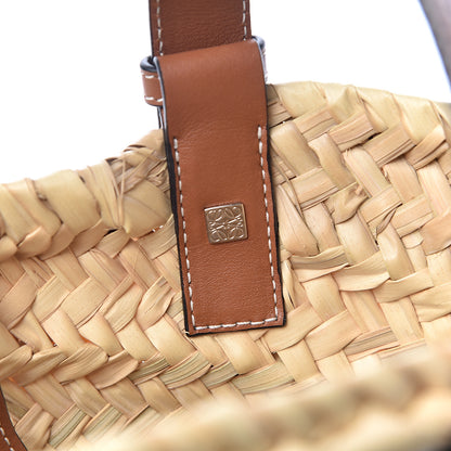 Loewe Raffia Small Stones Basket Tote Bag Natural Tan 6 of 10