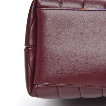Saint Laurent Calfskin Y Quilted Monogram Medium Loulou Chain Satchel Palissandre 10 of 10