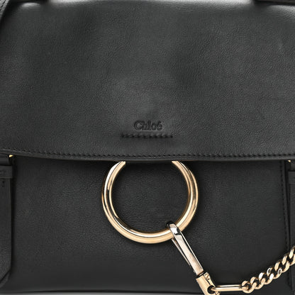 Chloe Calfskin Medium Faye Day Shoulder Bag Black 7 of 15
