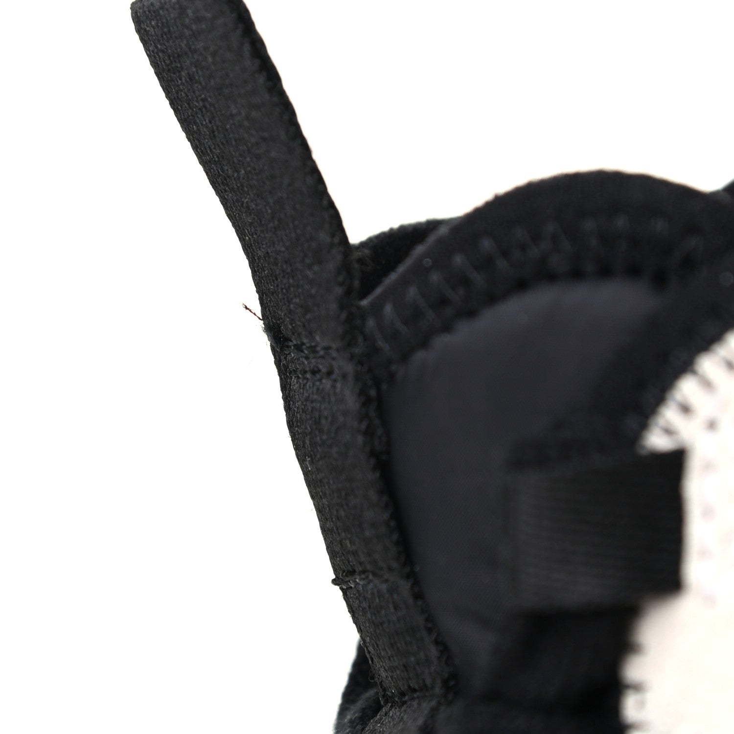 Chanel Velvet Calfskin Mixed Fibers CC Sneakers 39 Ivory Black 8 of 12