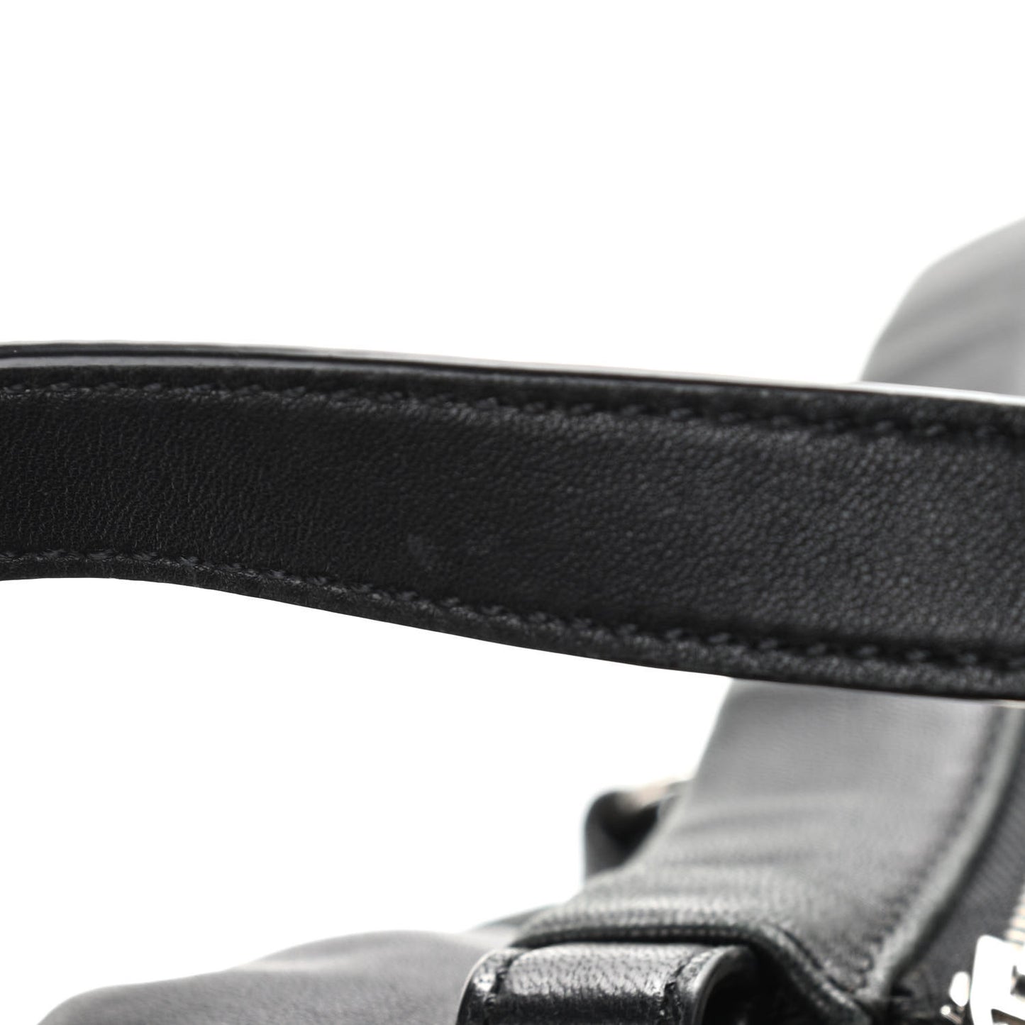 Lambskin Mini Marti Backpack Washed Black Rhodium Hardware