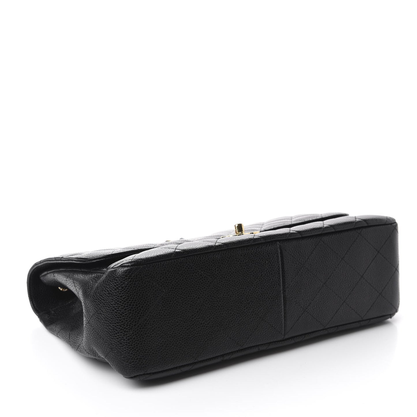 Caviar Quilted Jumbo Single Flap Black
