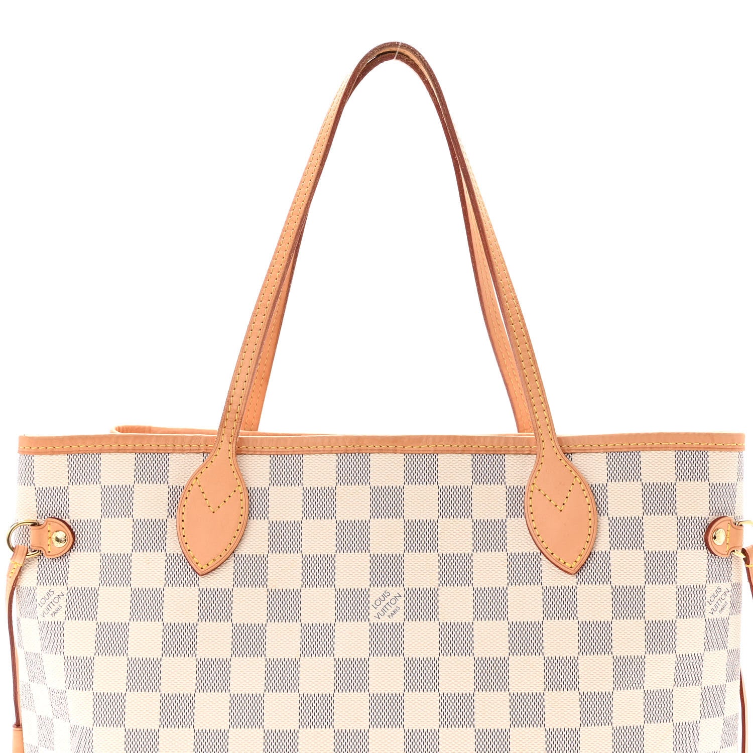 Louis Vuitton Damier Azur Neo Neverfull MM Rose Ballerine 4 of 9