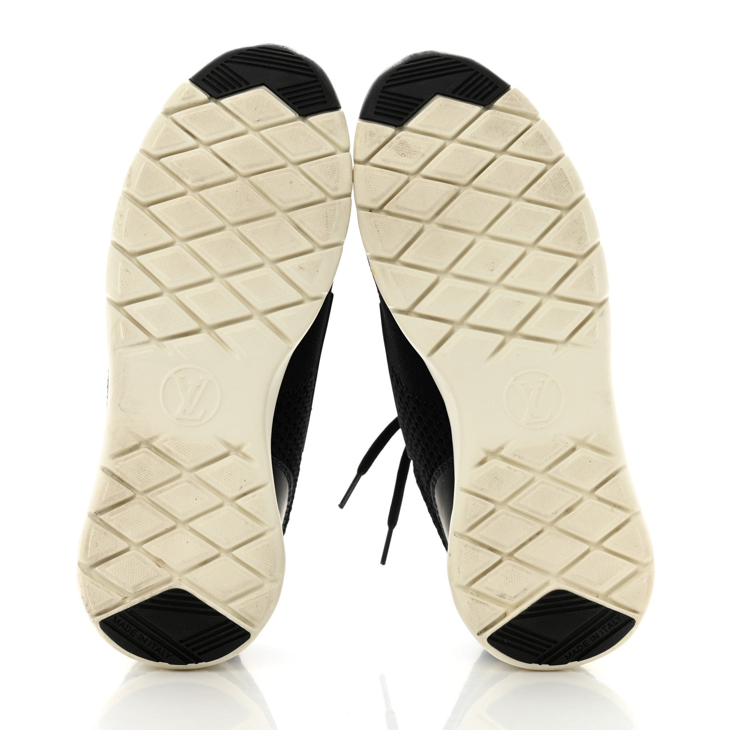 Louis Vuitton Technical Nylon Monogram Rubber Aftergame Sneakers 36 Black 6 of 12