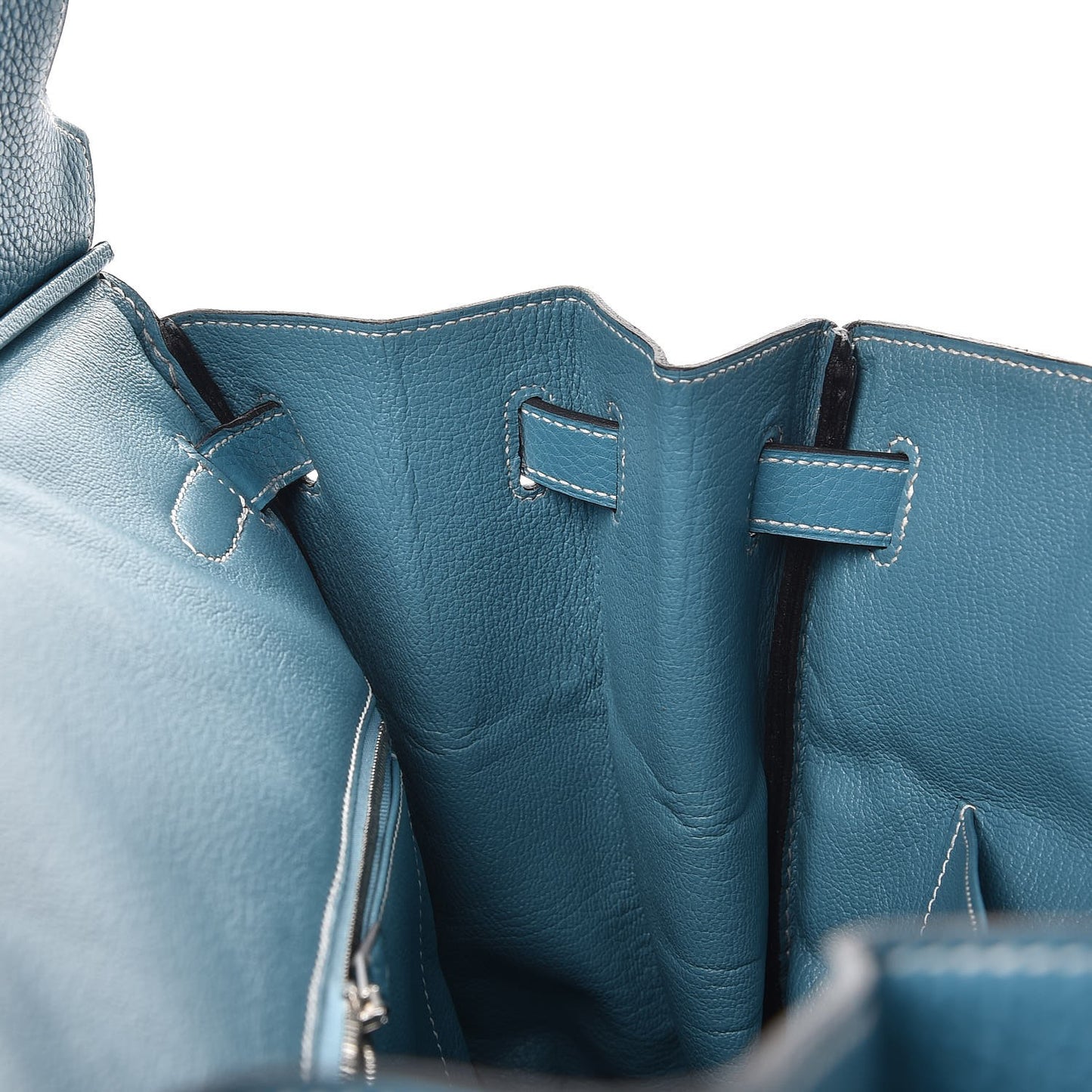 Taurillon Clemence Birkin 40 Blue Jean