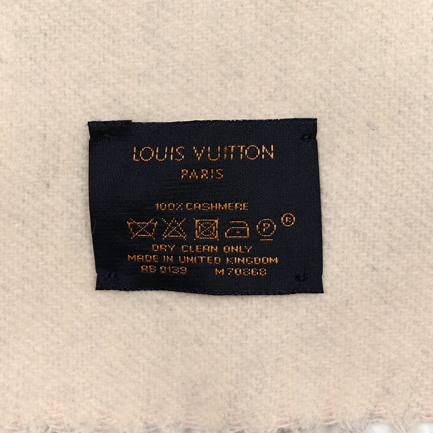 Cashmere Monogram Reykjavik Scarf Bleu Rose