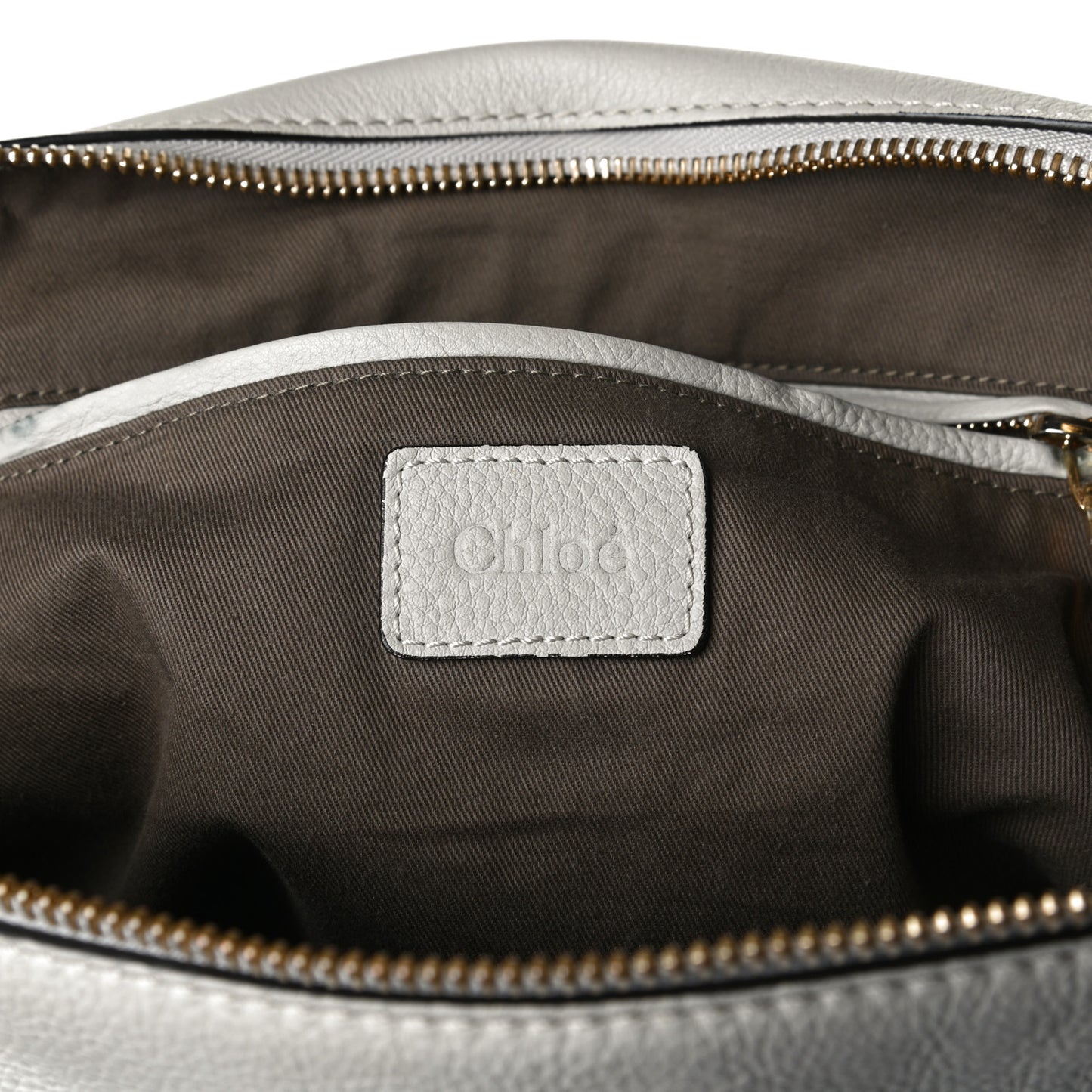 Calfskin Large Marcie Satchel Dove