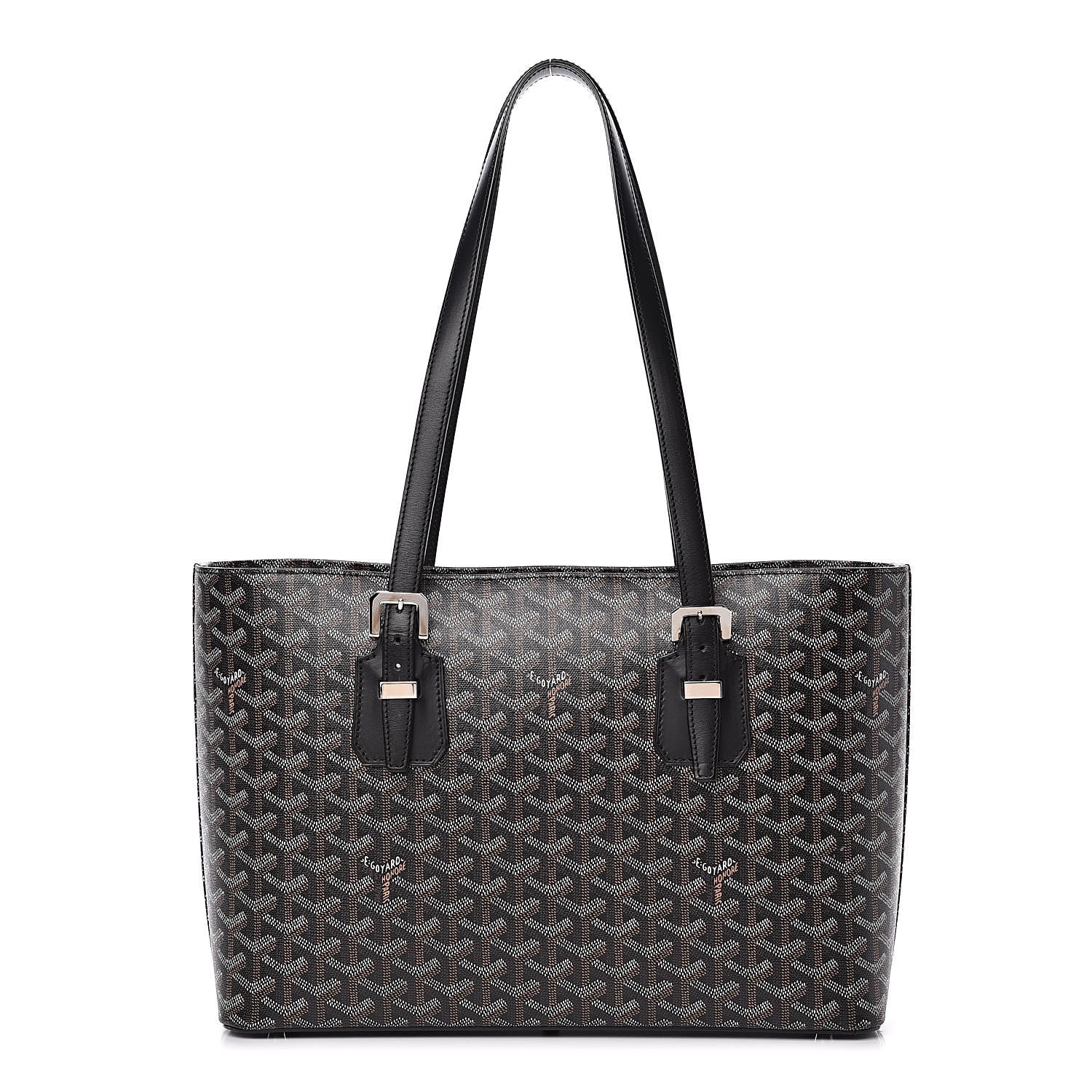 Goyard Goyardine Sac Marie Galante MM Black 1 of 12