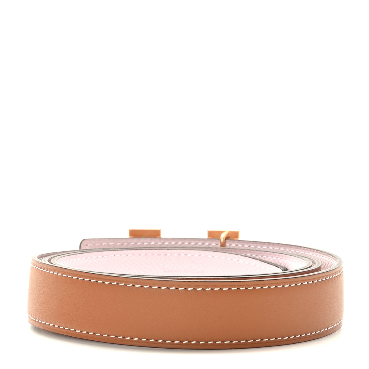 Swift Epsom 24mm Mini Constance H Belt 95 38 Gold Mauve Pale