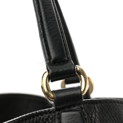 Gucci Pebbled Calfskin Medium Soho Shoulder Bag Black 13 of 13