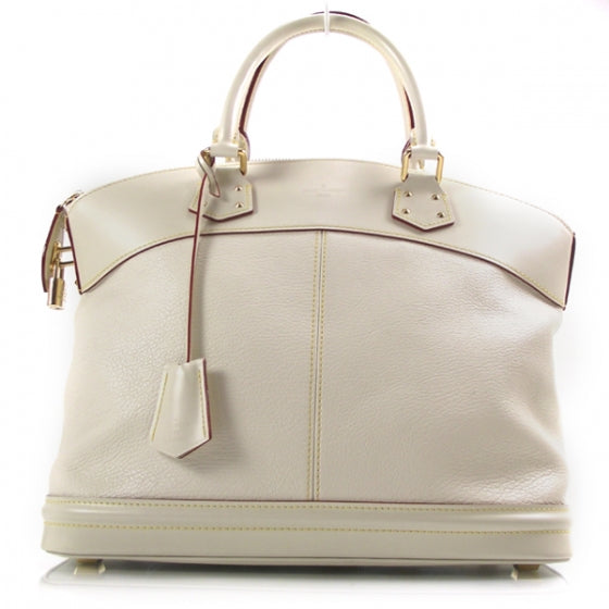 Louis Vuitton Suhali Lockit MM White 1 of 10