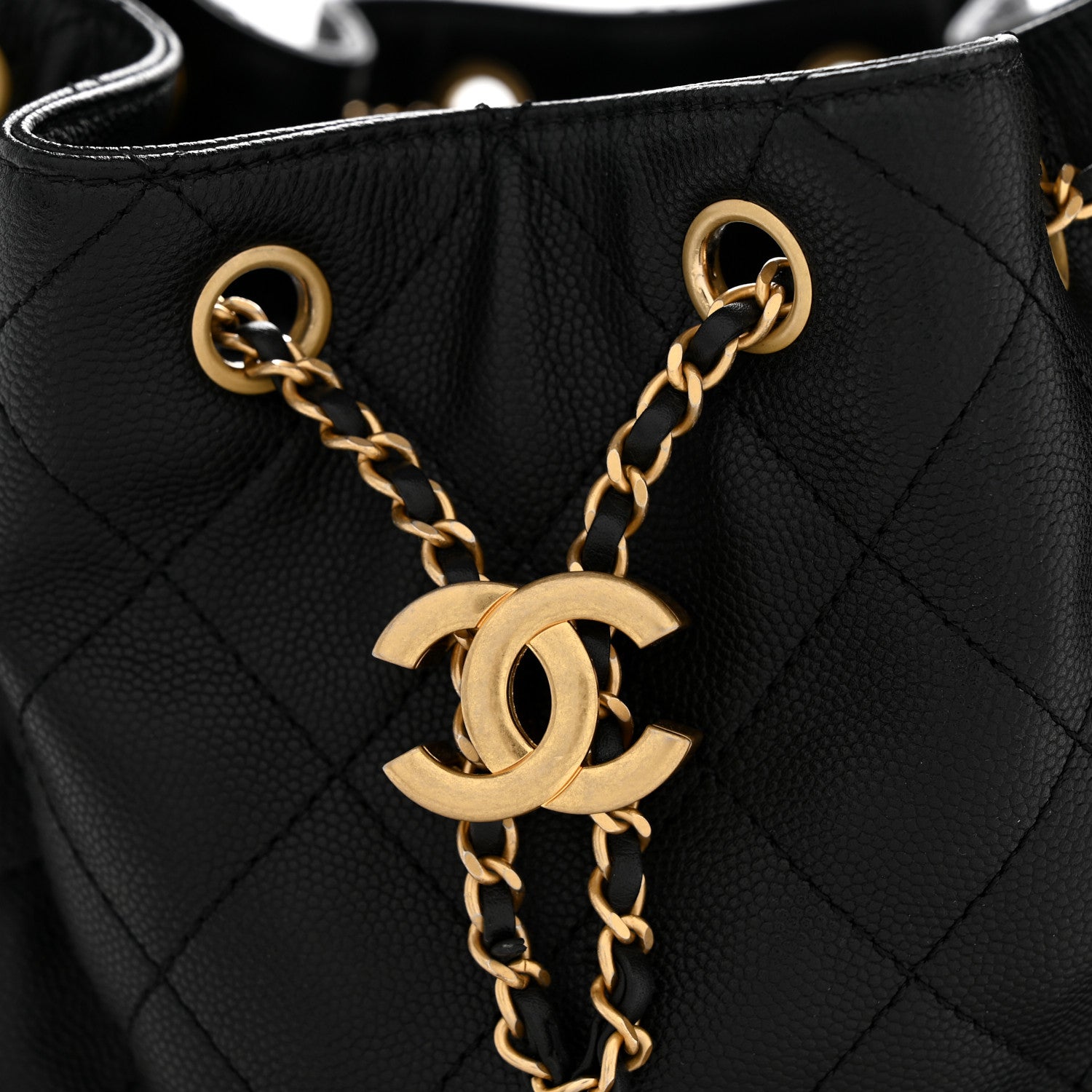 Chanel Caviar Quilted Small Chanel 25 Handbag Black 11 of 11