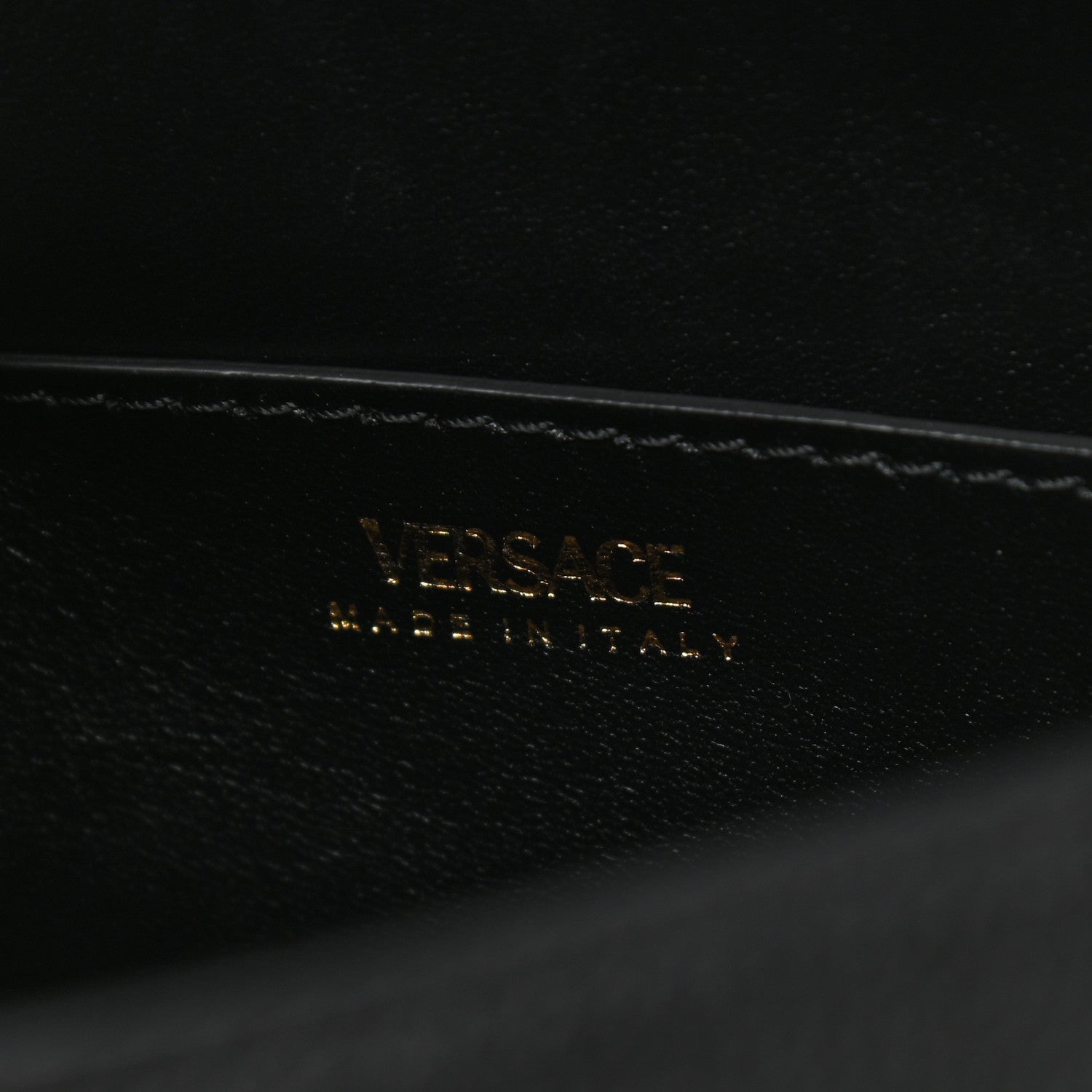 Versace Grained Calfskin Small La Medusa Top Handle Bag Black 6 of 13
