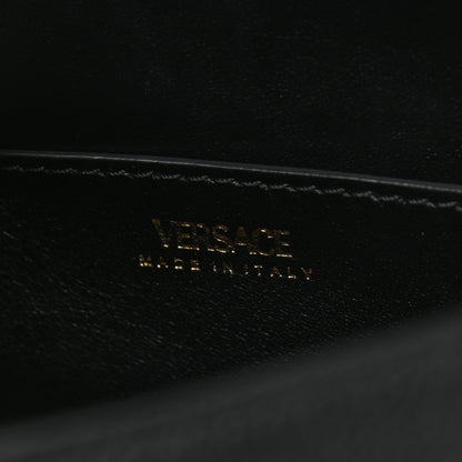 Versace Grained Calfskin Small La Medusa Top Handle Bag Black 6 of 13