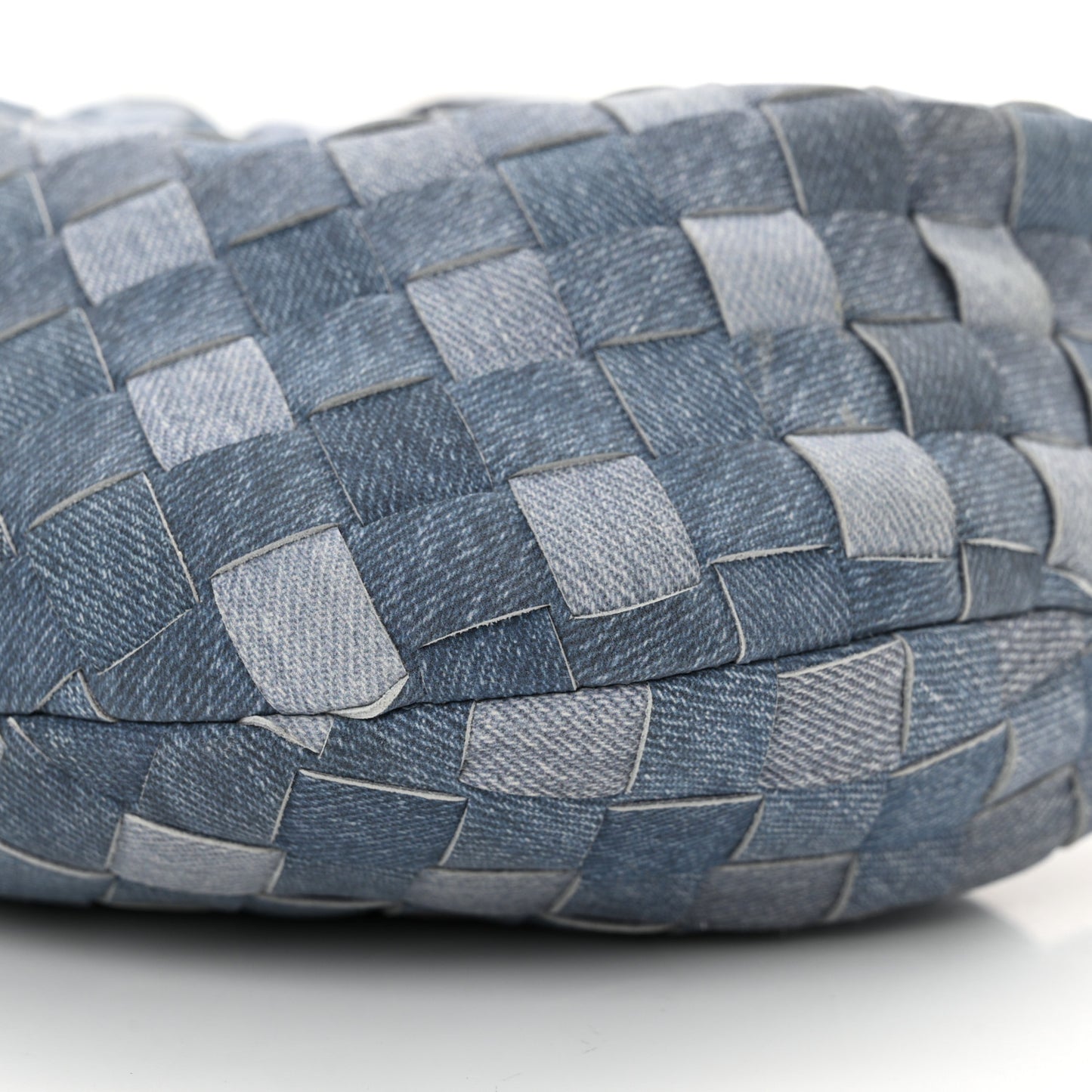 Nappa Denim Effect Intrecciato Mini Jodie Denim
