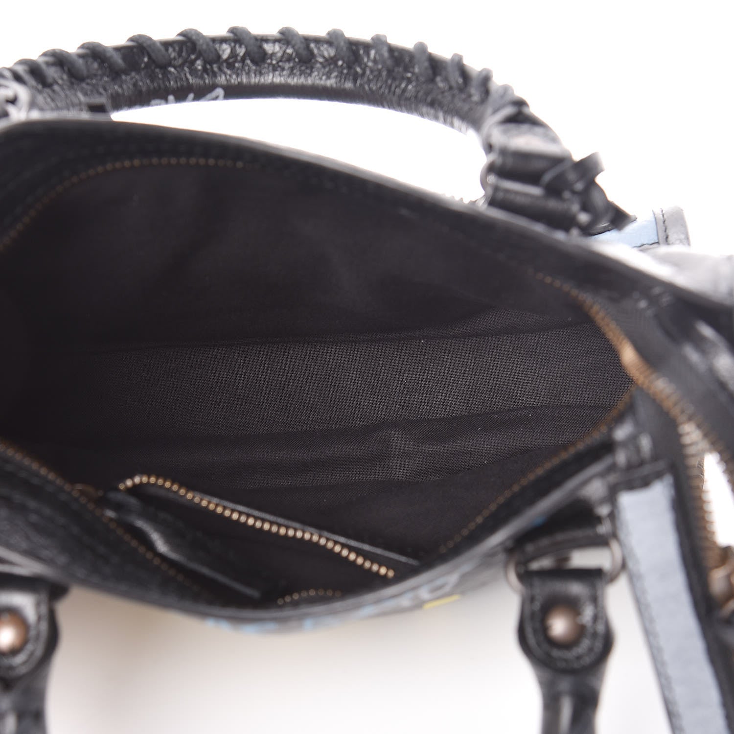 Balenciaga Agneau Arena Graffiti All Over Classic Hardware Mini City Black Multicolor 5 of 10
