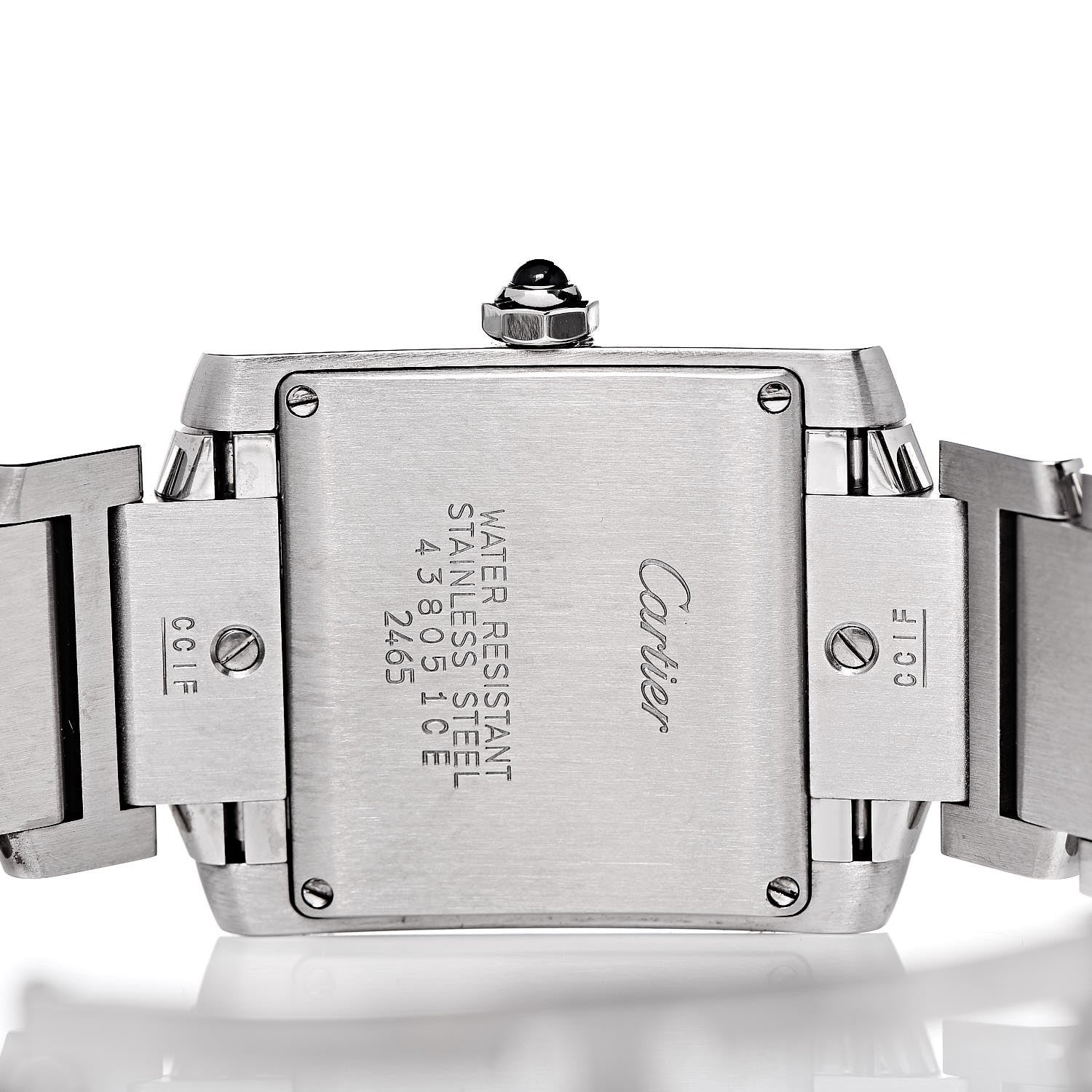 Cartier Stainless Steel 25mm Tank Francaise Quartz Watch 5 of 9