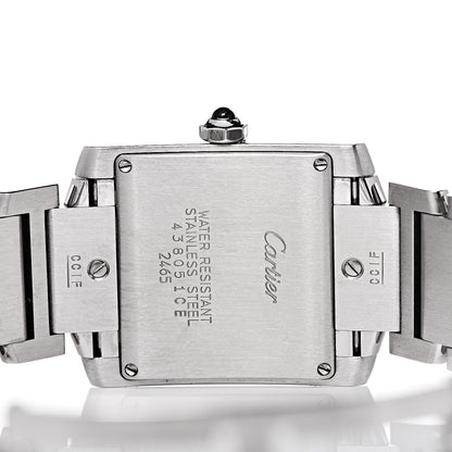 Cartier Stainless Steel 25mm Tank Francaise Quartz Watch 5 of 9