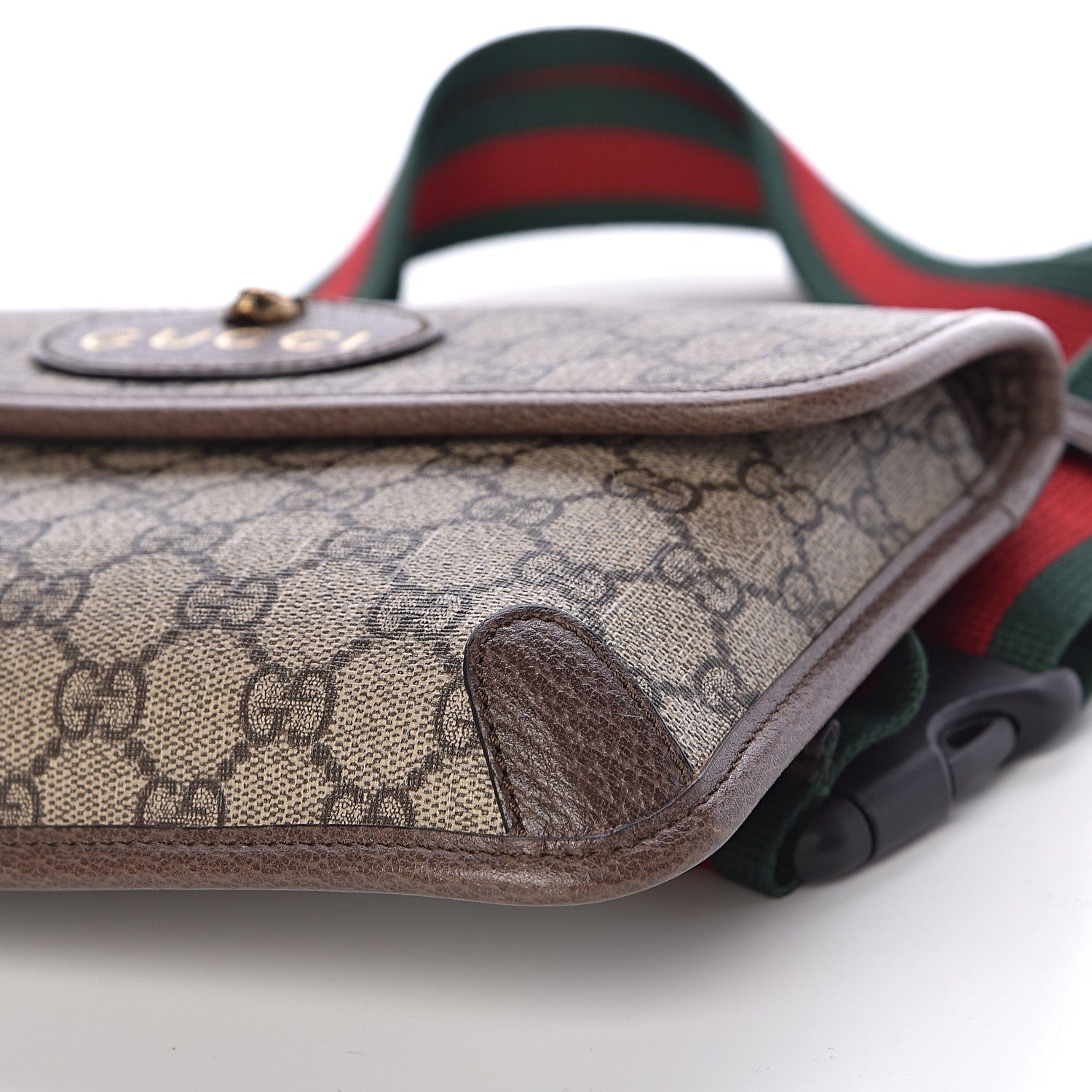 Gucci GG Supreme Monogram Neo Vintage Web Belt Bag Brown 11 of 11