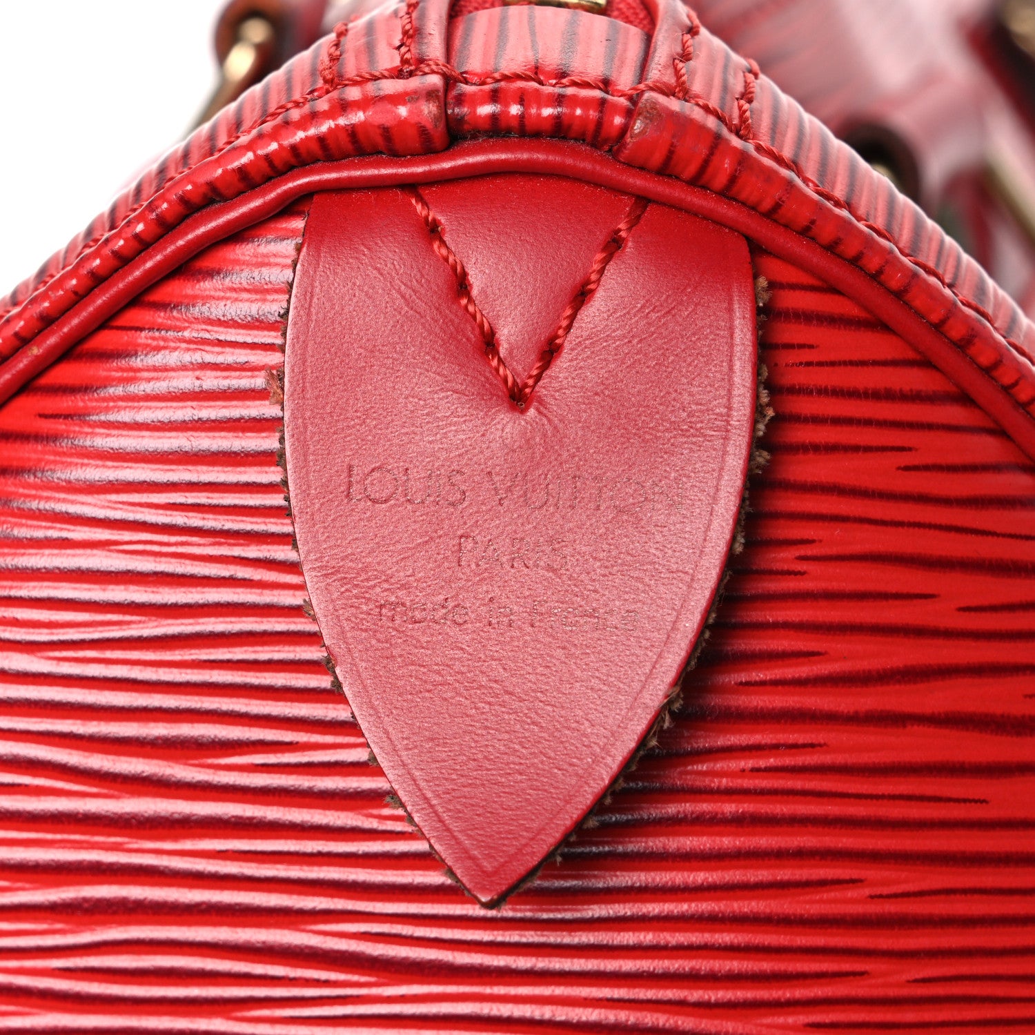 Louis Vuitton Epi Speedy 25 Castillan Red 5 of 9