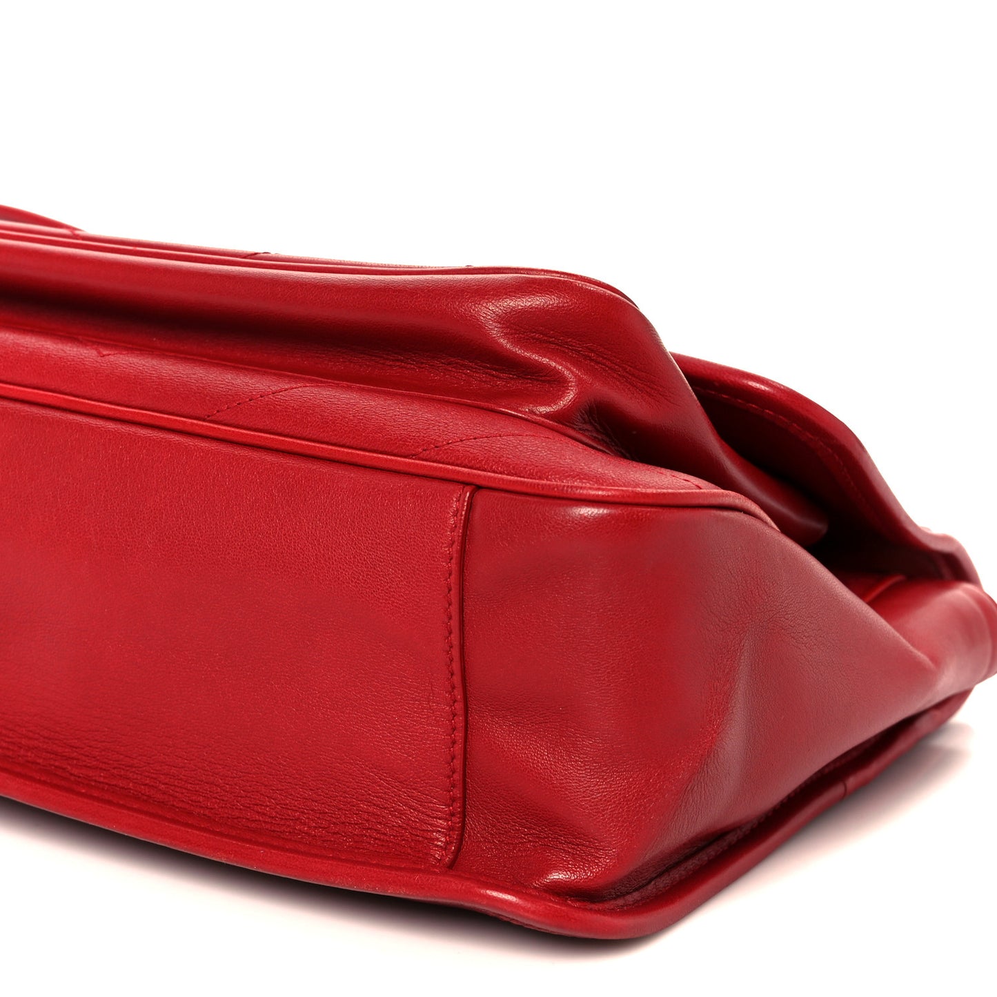 Lambskin Matelasse Monogram Medium Niki Chain Satchel Rouge Eros