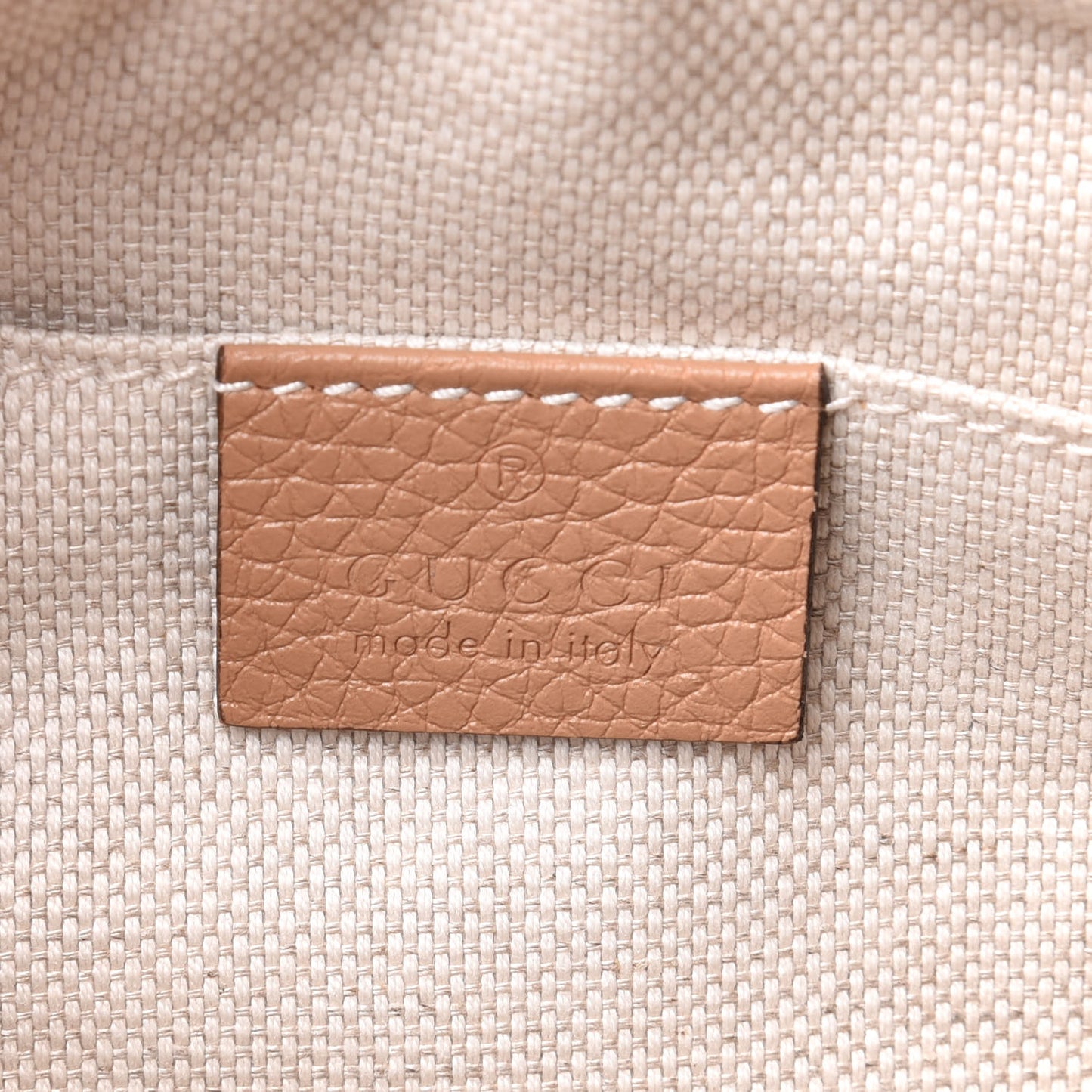 Pebbled Calfskin Small Soho Disco Bag Camelia