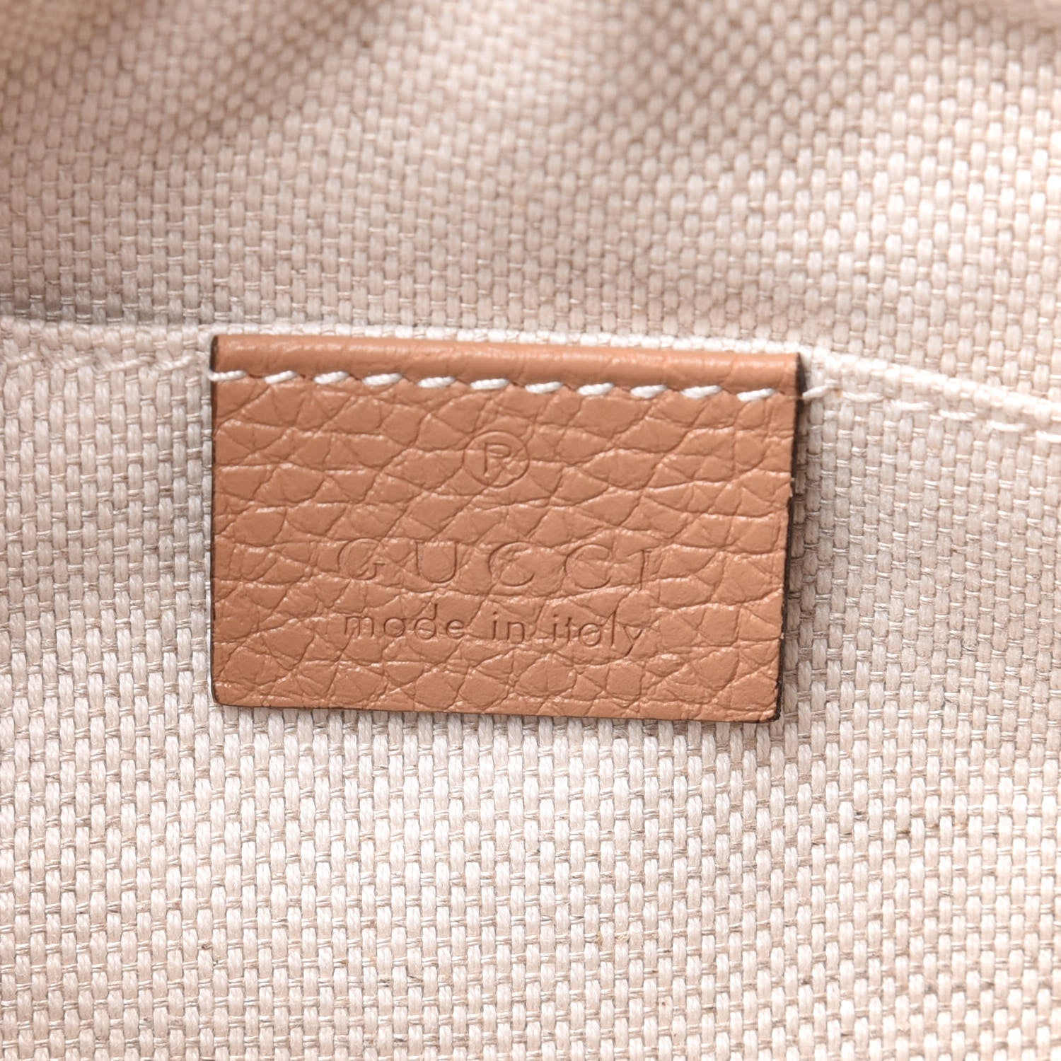 Gucci Pebbled Calfskin Small Soho Disco Bag Camelia 6 of 11