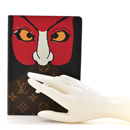 Louis Vuitton Monogram Kabuki Clemence Notebook 2 of 6