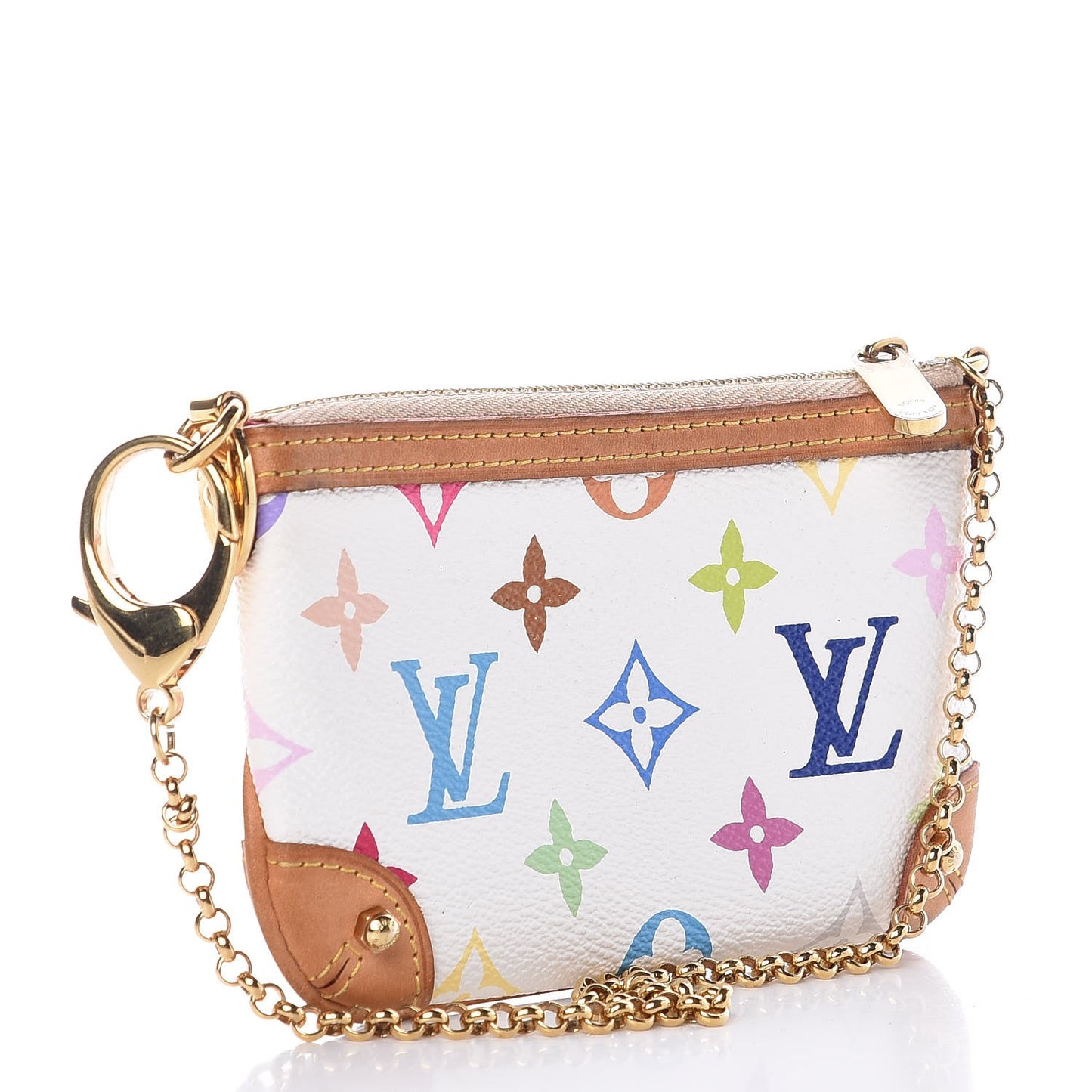 Monogram Multicolor Pochette Milla PM White