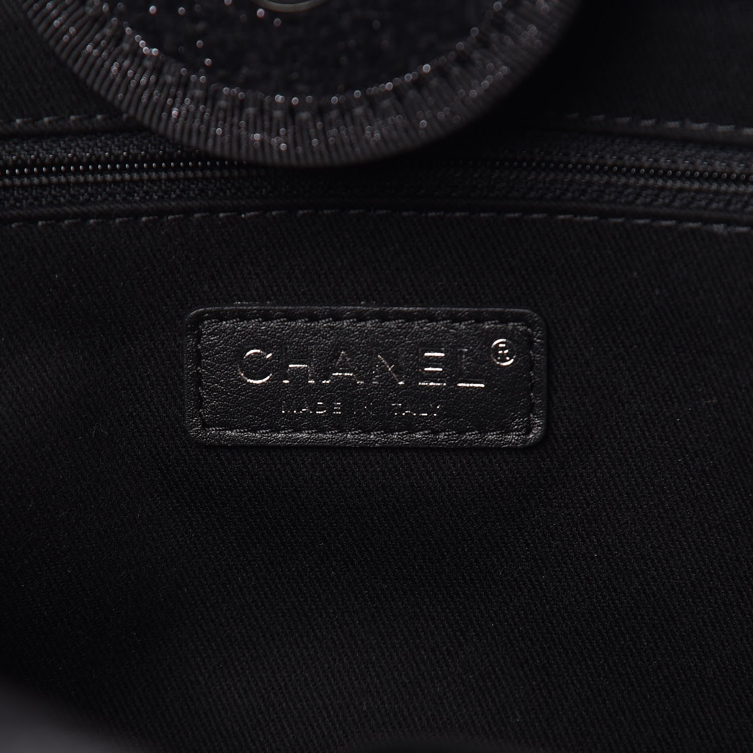 Chanel Lurex Boucle Medium Deauville Tote Black 6 of 11