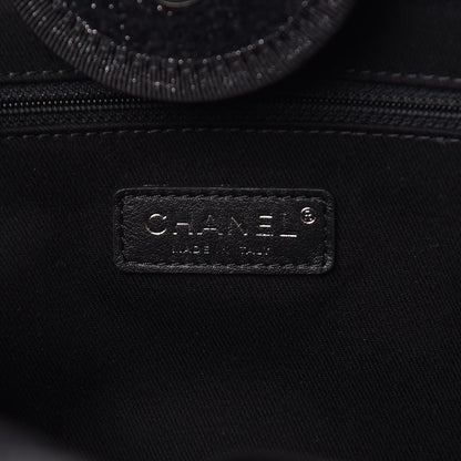 Chanel Lurex Boucle Medium Deauville Tote Black 6 of 11