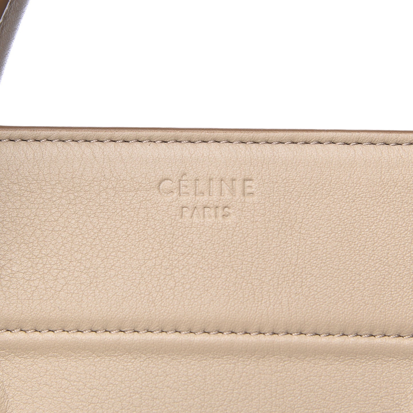 Supple Calfskin Medium Phantom Luggage Beige