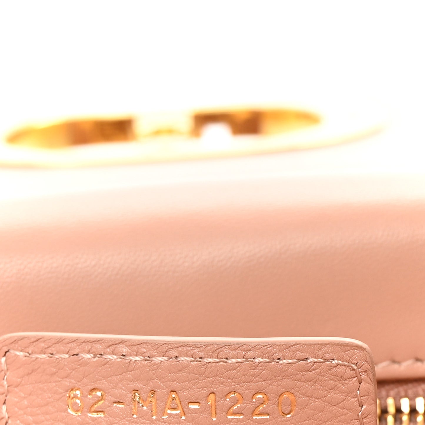 Calfskin Cannage Small Caro Bag Rose De Vents