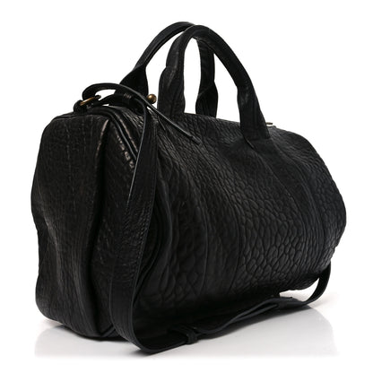 Alexander Wang Pebbled Lambskin Rockie Black Antique Brass Hardware 3 of 9