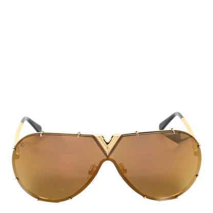 Louis Vuitton LV Drive Sunglasses Z0896E Gold 2 of 8