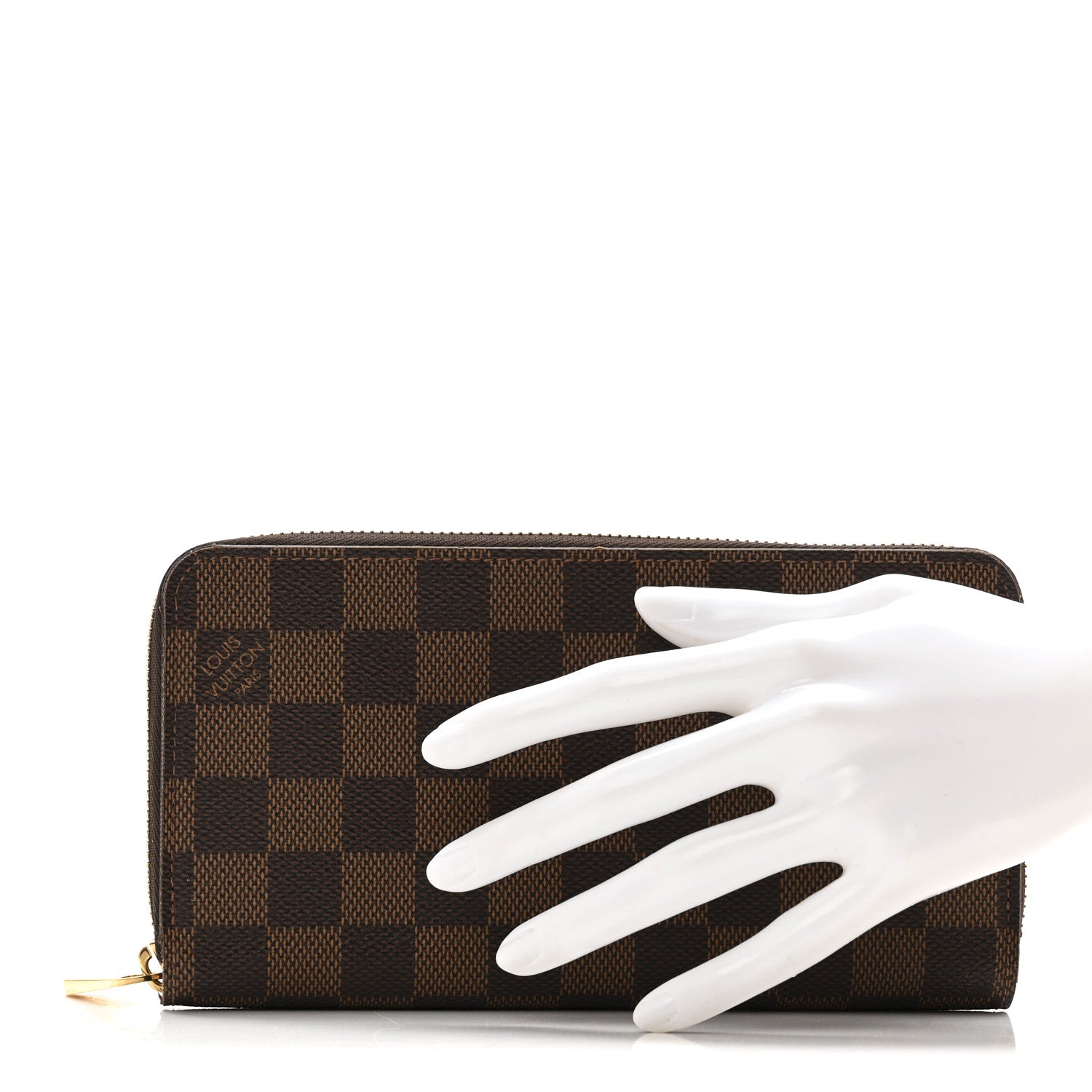 Louis Vuitton Damier Ebene Zippy Wallet 2 of 13