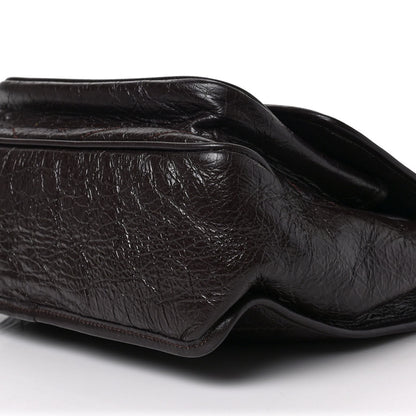 Saint Laurent Crinkled Calfskin Matelasse Monogram Medium Niki Chain Satchel Tulip 8 of 8
